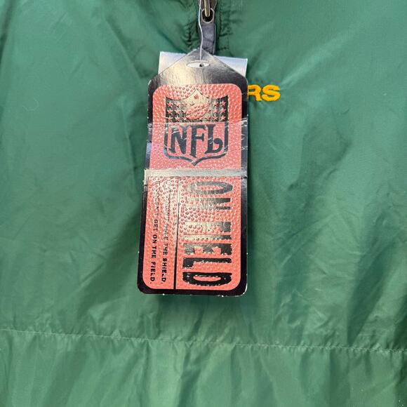 Nike Team NFL On Field Green Bay Packer Player Shell Men's XL Quarter Zip NWT - Picture 3 of 14